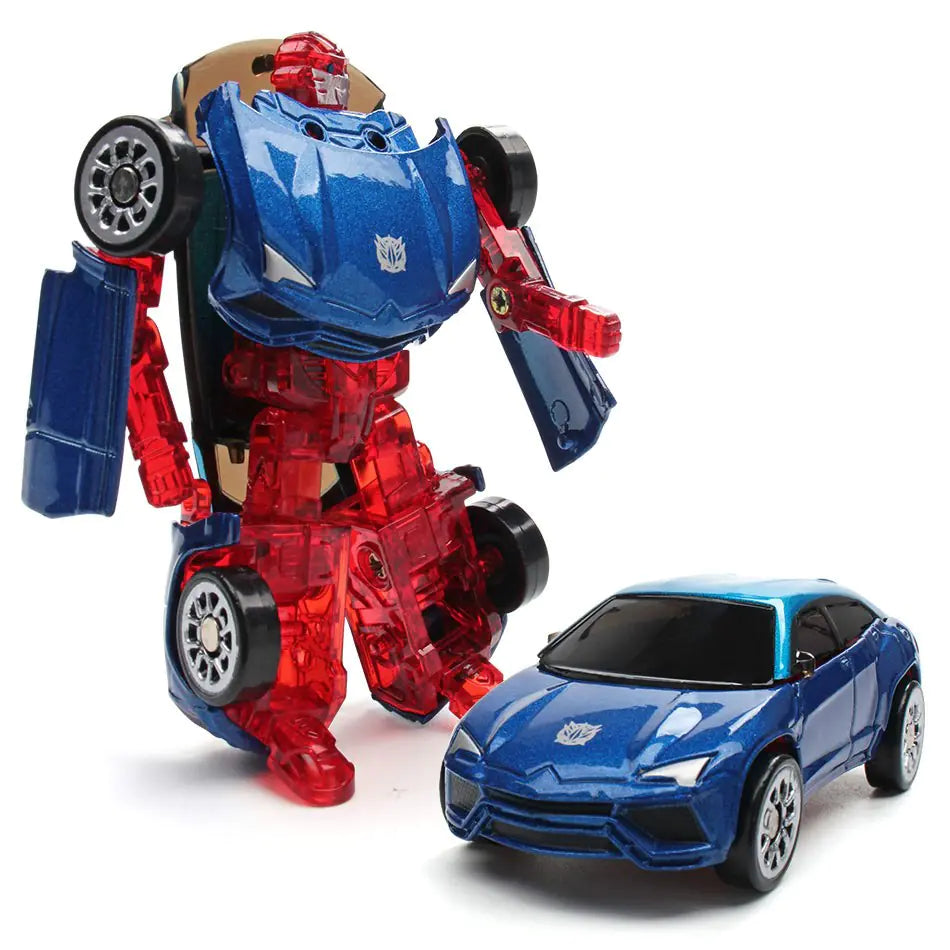 Alloy Transforming Robot Car Model Toy