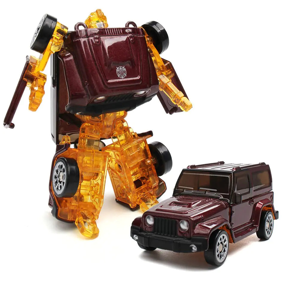 Alloy Transforming Robot Car Model Toy