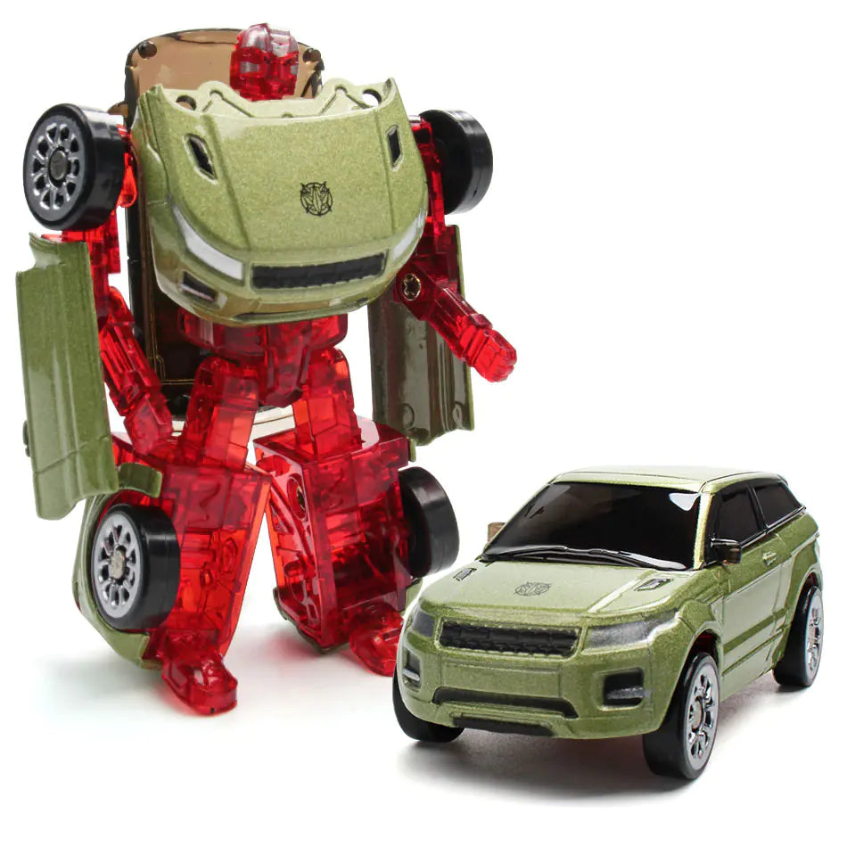Alloy Transforming Robot Car Model Toy