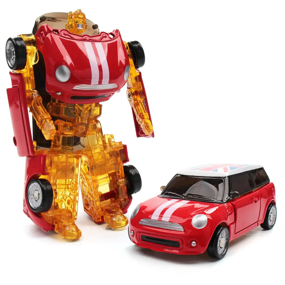 Alloy Transforming Robot Car Model Toy